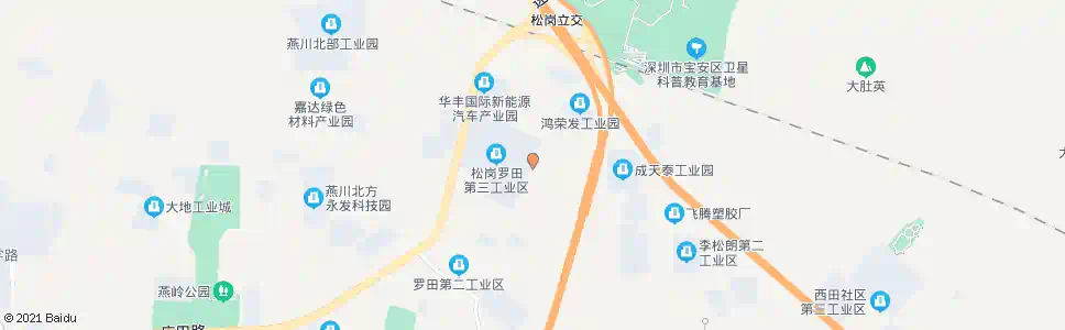 深圳龙山六路口_公交站地图_深圳公交_妙搜公交查询2025