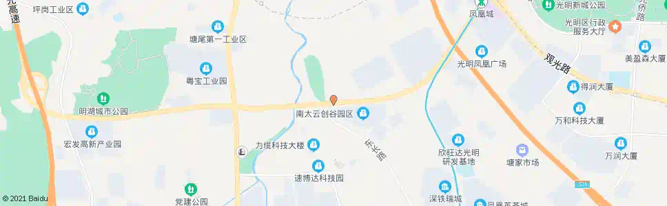 深圳东长路口_公交站地图_深圳公交_妙搜公交查询2025