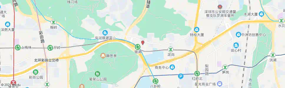 深圳银湖汽车站1_公交站地图_深圳公交_妙搜公交查询2025