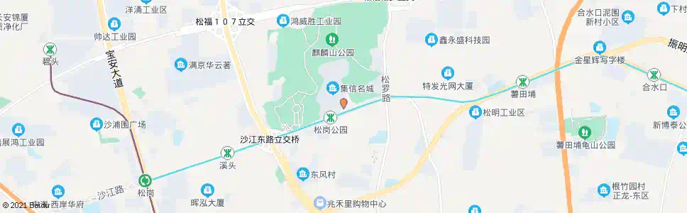 深圳集信名城幼儿园_公交站地图_深圳公交_妙搜公交查询2025