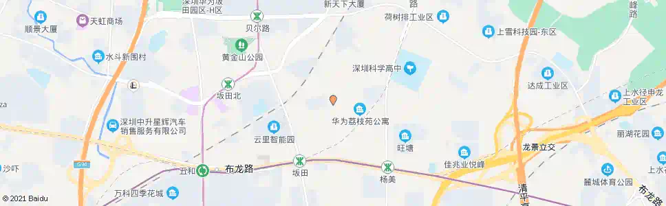 深圳荔枝苑西区西门_公交站地图_深圳公交_妙搜公交查询2025