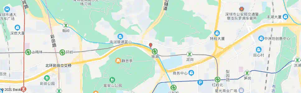 深圳银湖汽车站总站_公交站地图_深圳公交_妙搜公交查询2025