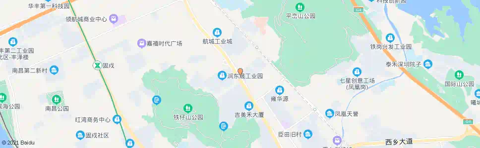 深圳宝田工业区_公交站地图_深圳公交_妙搜公交查询2025