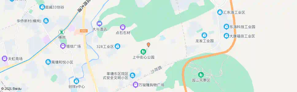 深圳上中村_公交站地图_深圳公交_妙搜公交查询2025