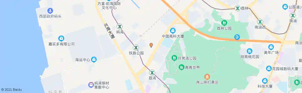 深圳港城路_公交站地图_深圳公交_妙搜公交查询2025