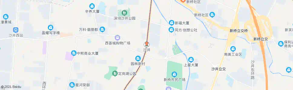 深圳沙井站_公交站地图_深圳公交_妙搜公交查询2025