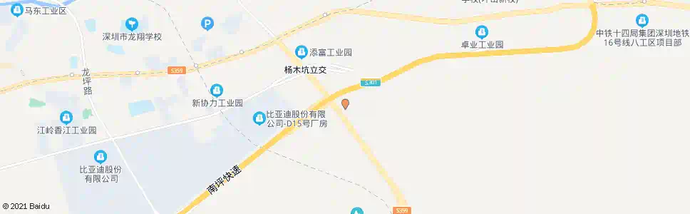 深圳太阳村_公交站地图_深圳公交_妙搜公交查询2025