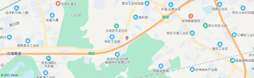 深圳打石岭工业区_公交站地图_深圳公交_妙搜公交查询2025