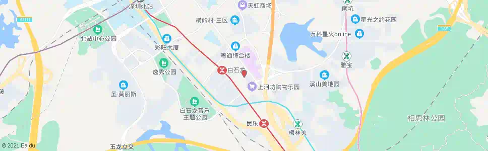 深圳惠鑫公寓2_公交站地图_深圳公交_妙搜公交查询2025