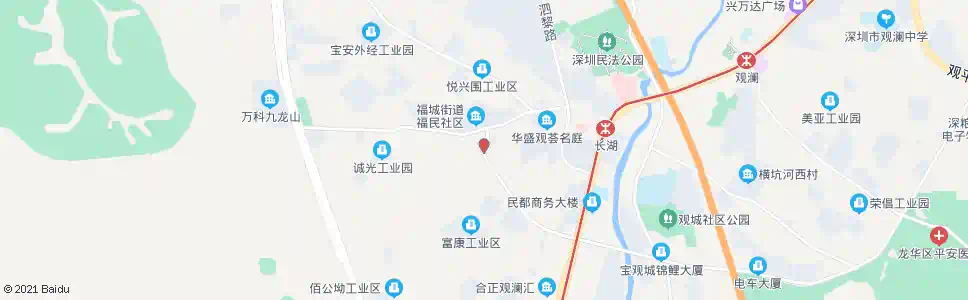 深圳福民社康_公交站地图_深圳公交_妙搜公交查询2025
