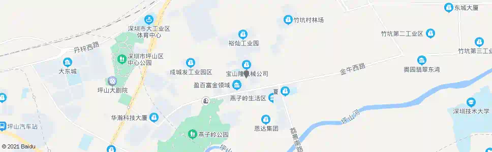 深圳宝山隆路口_公交站地图_深圳公交_妙搜公交查询2025