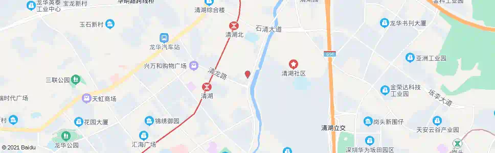 深圳三和隆人才市场_公交站地图_深圳公交_妙搜公交查询2025