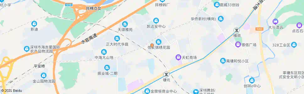 深圳锦绣花园_公交站地图_深圳公交_妙搜公交查询2025