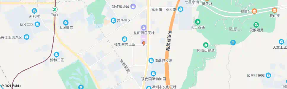 深圳怀德商贸城西_公交站地图_深圳公交_妙搜公交查询2025