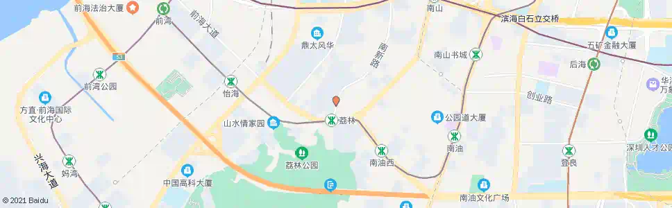 深圳南山村_公交站地图_深圳公交_妙搜公交查询2025
