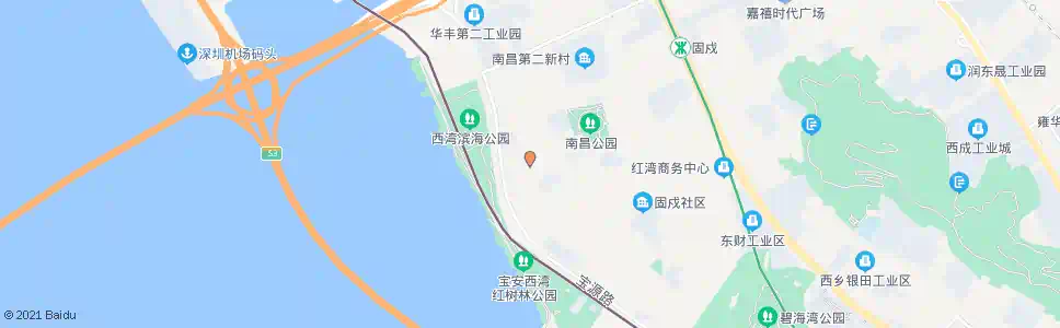 深圳固戍南昌第一工业区_公交站地图_深圳公交_妙搜公交查询2025