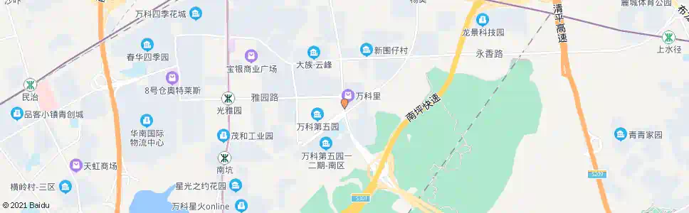 深圳五园小学_公交站地图_深圳公交_妙搜公交查询2025