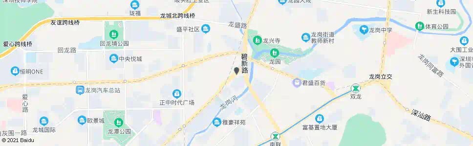 深圳盛龙路口_公交站地图_深圳公交_妙搜公交查询2025
