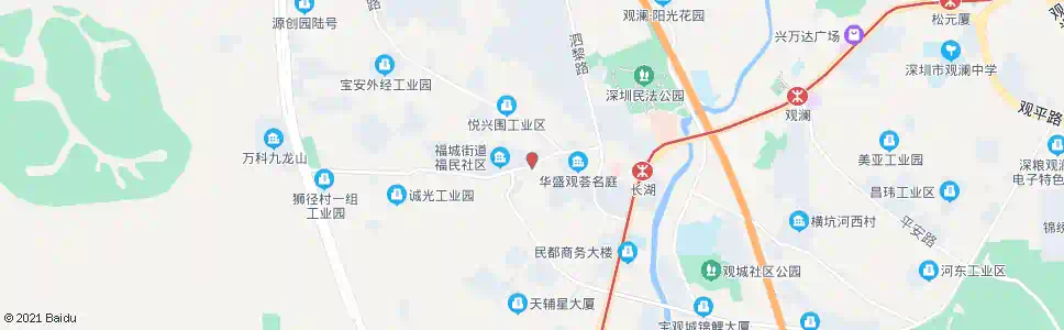 深圳悦兴围一组_公交站地图_深圳公交_妙搜公交查询2025