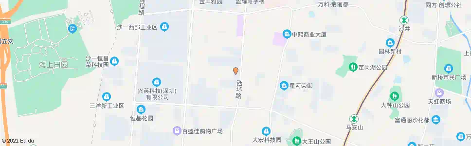 深圳华赛电子城_公交站地图_深圳公交_妙搜公交查询2025