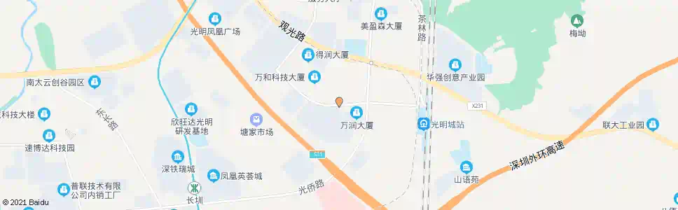 深圳东江科技园_公交站地图_深圳公交_妙搜公交查询2025