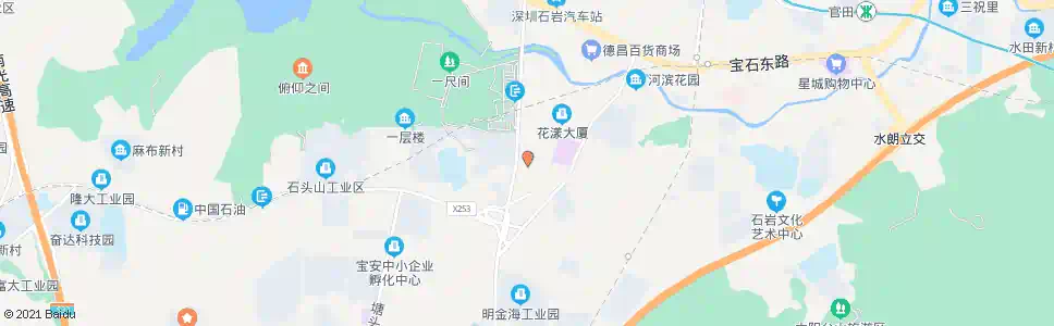 深圳石岩新村_公交站地图_深圳公交_妙搜公交查询2025