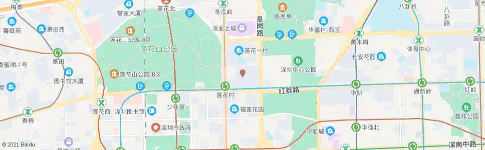 深圳莲花二村1_公交站地图_深圳公交_妙搜公交查询2025