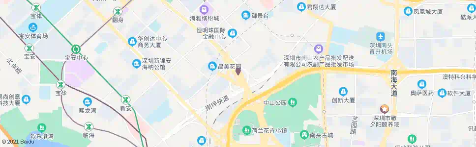 深圳深南北环立交_公交站地图_深圳公交_妙搜公交查询2025