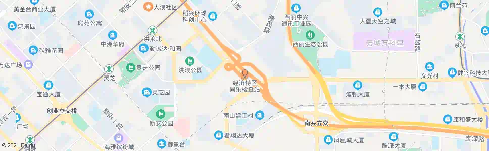 深圳同乐检查站_公交站地图_深圳公交_妙搜公交查询2025