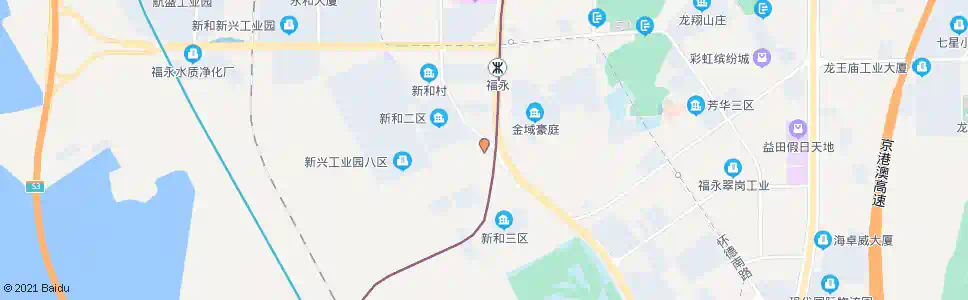 深圳新和社区总站_公交站地图_深圳公交_妙搜公交查询2025