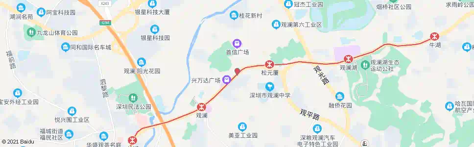 深圳岗头村_公交站地图_深圳公交_妙搜公交查询2025