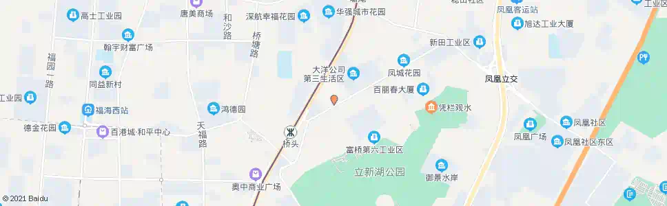 深圳福安第二工业城_公交站地图_深圳公交_妙搜公交查询2025