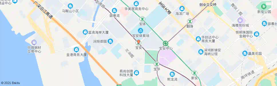 深圳宝安地铁站_公交站地图_深圳公交_妙搜公交查询2025