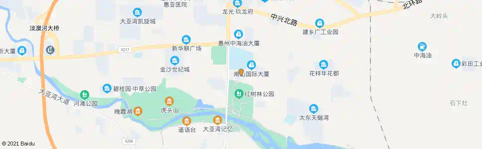 深圳大亚湾区管委会_公交站地图_深圳公交_妙搜公交查询2025