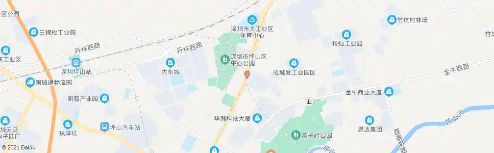 深圳坪山区委区政府_公交站地图_深圳公交_妙搜公交查询2025