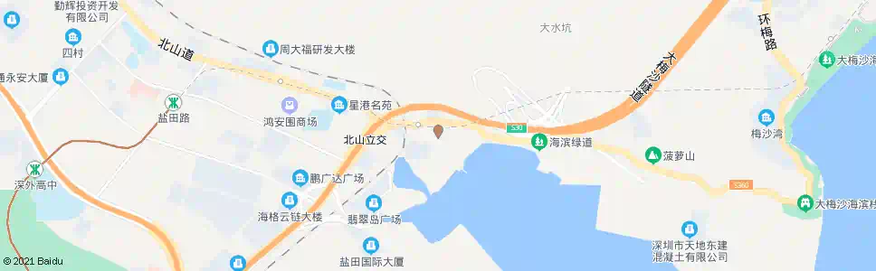深圳盐田渔民新村_公交站地图_深圳公交_妙搜公交查询2025