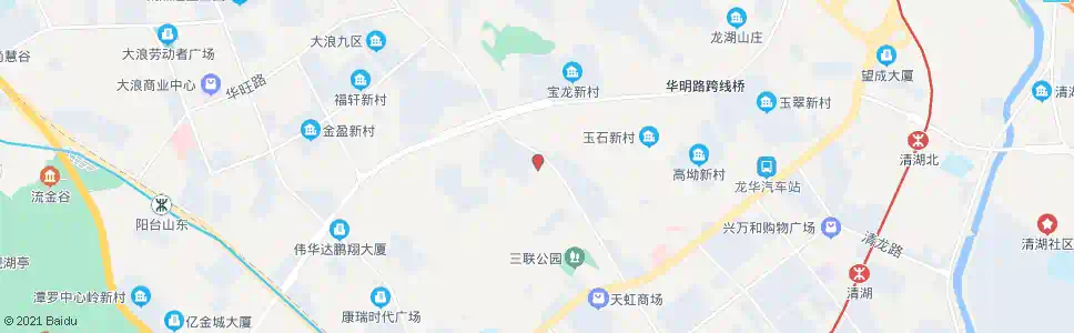 深圳老围村_公交站地图_深圳公交_妙搜公交查询2025