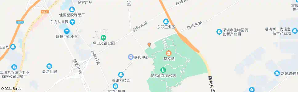深圳聚龙山北门_公交站地图_深圳公交_妙搜公交查询2025