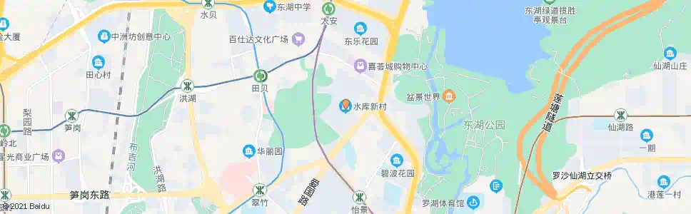 深圳水库新村2_公交站地图_深圳公交_妙搜公交查询2025