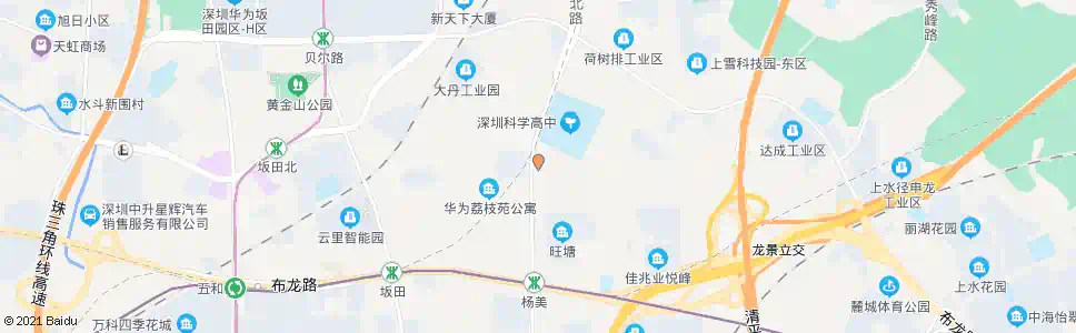 深圳荔枝苑东区西门_公交站地图_深圳公交_妙搜公交查询2025