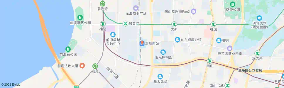 深圳深圳软件园西_公交站地图_深圳公交_妙搜公交查询2025