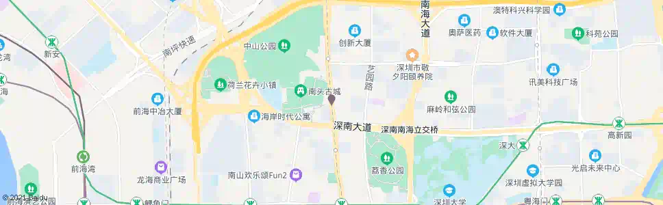 深圳南山公安分局_公交站地图_深圳公交_妙搜公交查询2025