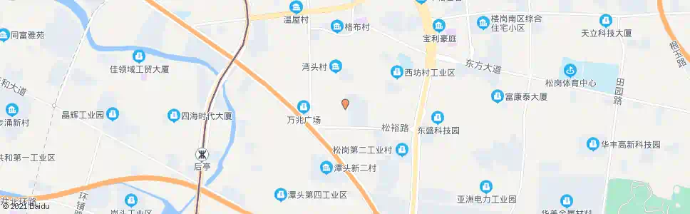 深圳南岸村_公交站地图_深圳公交_妙搜公交查询2025