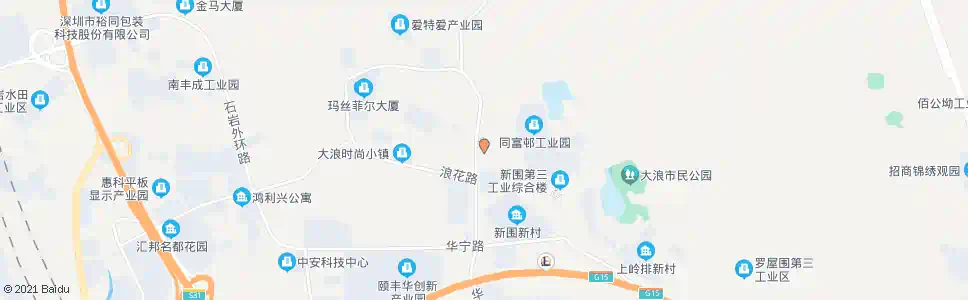 深圳龙华石凹水库总站_公交站地图_深圳公交_妙搜公交查询2025