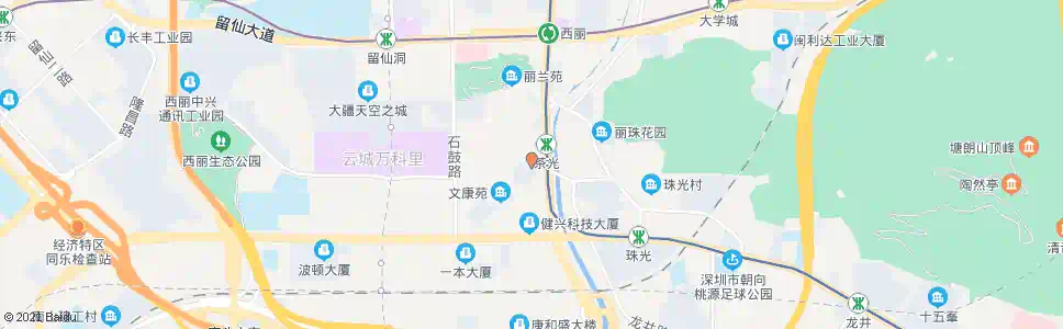 深圳西丽劳力市场_公交站地图_深圳公交_妙搜公交查询2025