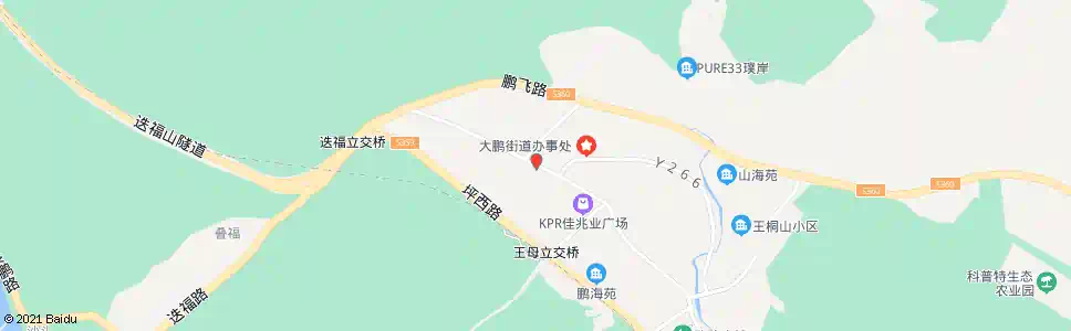 深圳大鹏油站_公交站地图_深圳公交_妙搜公交查询2025