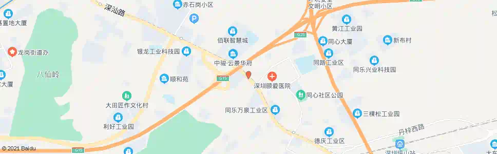 深圳同乐工业区_公交站地图_深圳公交_妙搜公交查询2025