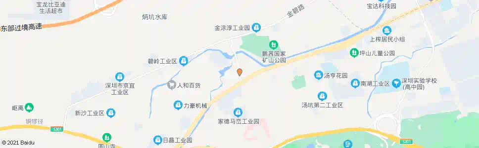 深圳汤坑社康中心_公交站地图_深圳公交_妙搜公交查询2025