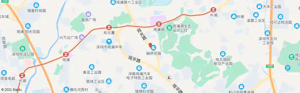 深圳中心新村_公交站地图_深圳公交_妙搜公交查询2025