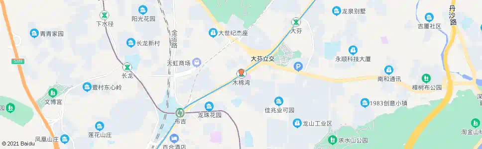深圳木棉湾地铁站_公交站地图_深圳公交_妙搜公交查询2025